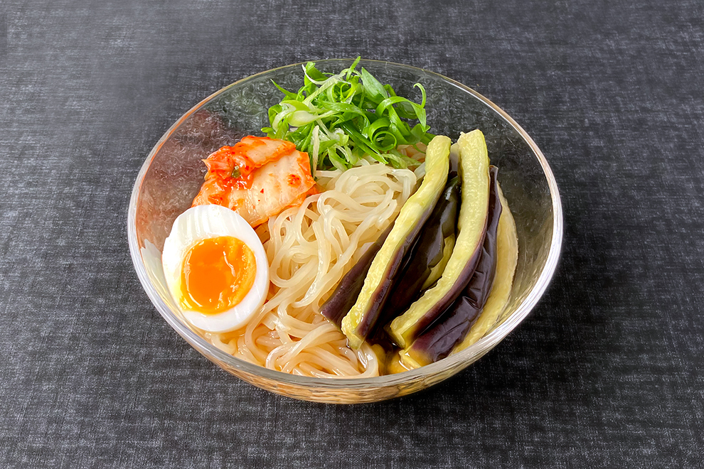 ふわとろなすのふわとろ冷麺