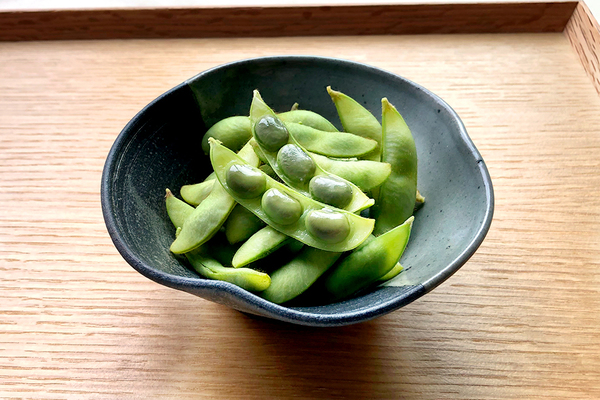 黒枝豆（たんくろう）の塩茹で