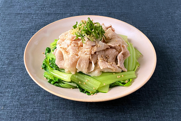 京しろ菜の豚しゃぶサラダ